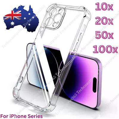 $153.50 • Buy Clear Case Shockproof Cover For IPhone 14 13 12 11 Pro Max XR X XS 8 7 Wholesale