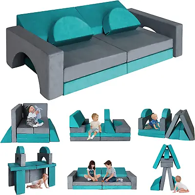 8PCS Modular Foam Play Couch Soft Furniture Playset Kids Toddle Sectional Sofa  • $358.95