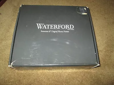 Waterford Crystal Somerset 8  Digital Photo Frame Md8001 Nos • $99