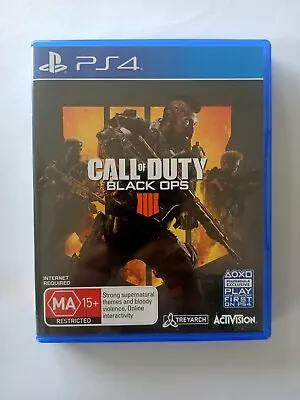 Call Of Duty Black OPS 4 (PlayStation 4 2018) • $16.95