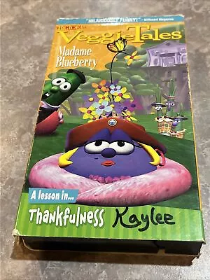 VeggieTales Madame Blueberry  (VHS1993) Slip Sleeve.   • $3.99