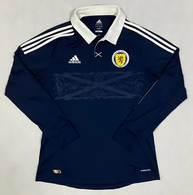 Scotland 2011-2013 International Home Football Shirt Long Sleeve Size: Adults L • £65