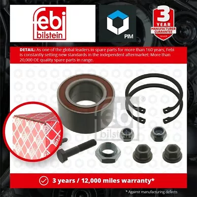 Wheel Bearing Kit Front Left Or Right 03662 Febi 191498625A 357498625 357498625B • £17.90