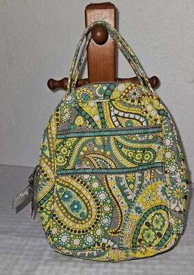 Vera Bradley Insulated Lunch Tote Bag Lemon Parfait VGC • $14.20