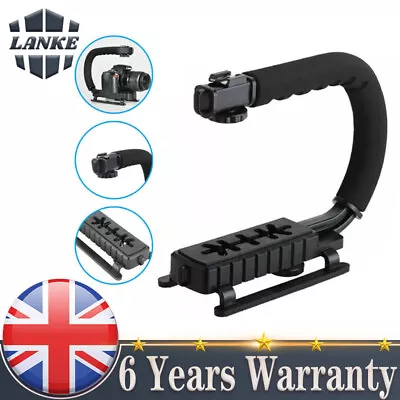 Action Camera Smartphone Stabilizing Handle Camcorder DSLR Grip Handheld Rig UK • £11.97