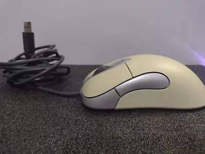 Microsoft Wheel Mouse Optical USB And PS/2 Compatible TESTED WORKING! • $9.99