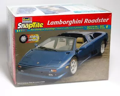 Revell Monogram  1908 1/24 Scale SnapTite Lamborghini Roadster Plastic Model Kit • $39.99