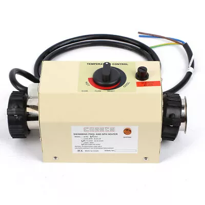 220V SPA Heater Electric Swimming Pool &  Heating Tub Water Heater Thermostat • $98.22