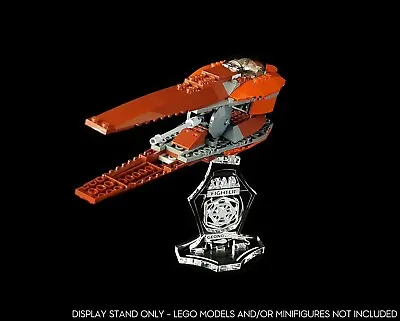 Display Stand Angled For Lego 7959 And 4478 Geonosian Starfighter (A1087) • $18.95