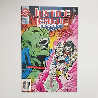 $3 • Buy DC Comics Justice League America #77 1993 1st Appearance And Origin Bloodwynd
