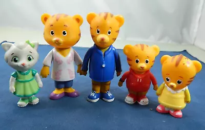 Daniel Tigers Neighborhood Figures Set Lot Of 5 Toys PBS Mr Rogers Cake Toppers • $8.15