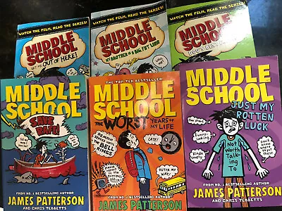 James Patterson Lot Of Six Middle School Books • $35