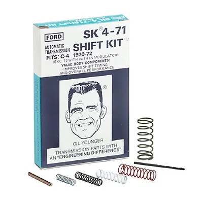 TransGo SK 4-71 Shift Kit C4 1970-1972 Except Late 1972 With Push In Modulator  • $39.98