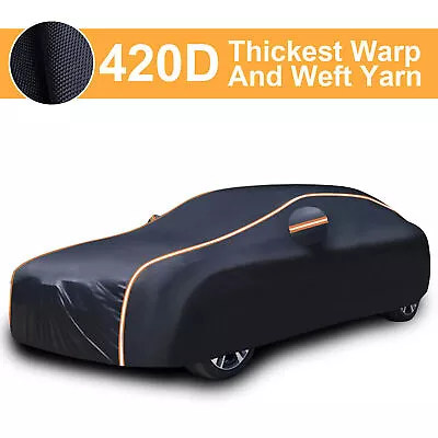 Waterproof Full Car Cover Sun Snow Dust Rain Resistant 490cm Oxford Cloth 420D* • $42.50