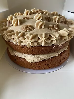 Homemade Coffee & Walnut Cake • £16