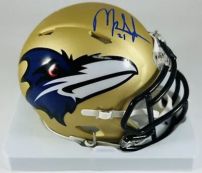 Mark Ingram Signed Baltimore Ravens Amp Mini Helmet NFL + Beckett COA • $129.99