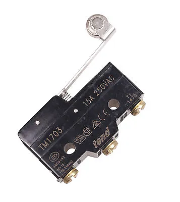 TM-1703 Long Hinge Roller Lever Momentary Limit Micro Switch 380V 10 Amp • $5.35