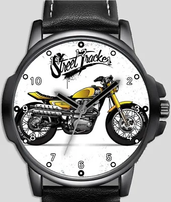 Biker Art Street Tracker Racer Moto Bike Stylish Rare Quality Wrist Watch • $58.98