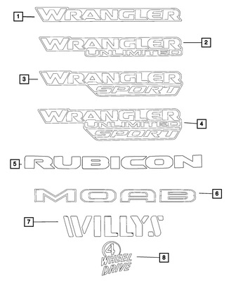 $43.46 • Buy Genuine Mopar Hood Decal 6BM45WUPAB