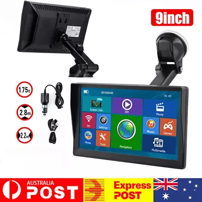 9 Inch Car GPS Navigator Built-in Speaker Car Monitor Voice Reminder Mini USB TF • $99.99