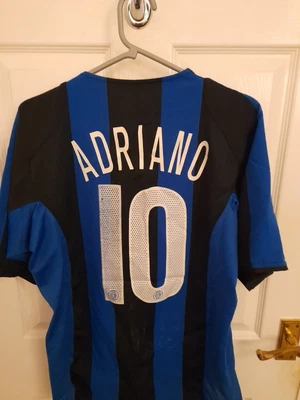 £50 • Buy Inter Milan Football Shirt Medium Adriano 10