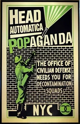 POPAGANDA POSTER NYC Decontamination Squads NEW 24X36 • $15.18
