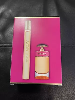 New PRADA CANDY 2PC Gift Set EDP Perfume Mini Duo Spray 0.33oz + Splash 0.21oz • $49.99