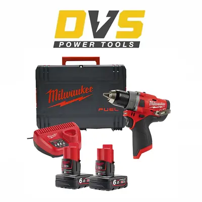 Milwaukee M12FDD-602X 12V 2x6Ah Li-ion Fuel Drill/Driver Kit - 4933459821 • £272.95