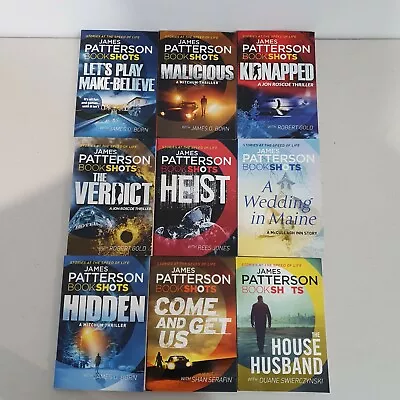  9 X Book Shots By James Patterson Paperback Books Excellent Condition • $39.95