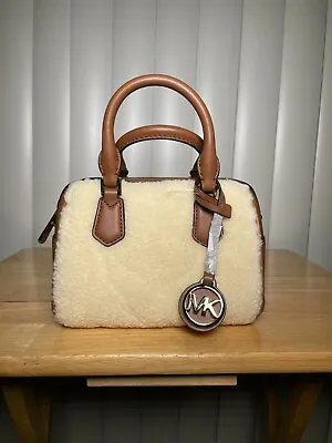 Michael Kors Aspen Bedford Mini Leather Crossbody Double Handle 35H9GPUCOY • $135