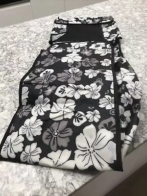 Shopping Trolley Replacement Cover For 6 Wheel Trolley Black Flower Design • £12