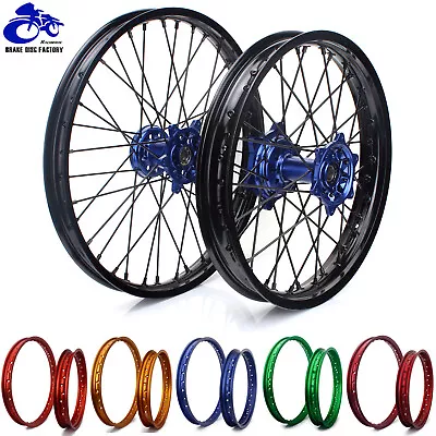 $475.28 • Buy YZF 250 450 Complete 21  & 19  Wheels Hub Rim Set For Yamaha YZ250F YZ450F 14-23