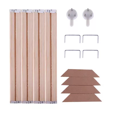  Canvas Frame Stretcher Bars Poster Frames Stretching Kit Painting Wooden Suite • £10.98