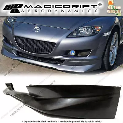 For 04-08 Mazda RX8 SE3P RE Style Front Bumper Chin Spoiler Lip Urethane • $100.88