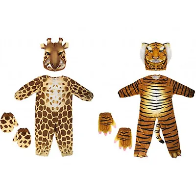 CHILDREN'S TIGER Halloween COSTUME Kids Animal Fancy Dress Book Week Day Outfit • £30.09