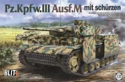 1/35 Takom PzKpfw III Ausf M Tank W/Side-Skirt Armor • $36.18