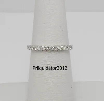 1/4CT Diamond Shared Prong Anniversary Wedding Band Bridal Ring 14K White Gold • $219.99