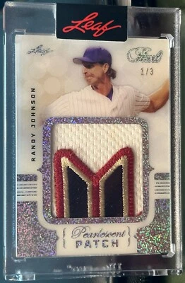 $34 • Buy Randy Johnson * Clemens 2021 Leaf Pearl Dual 4-clr Letter Logo Patch 1/3 1/1 ?