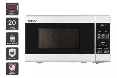 Sharp 20L Microwave Oven - White (R211DW) Microwaves • $202.48