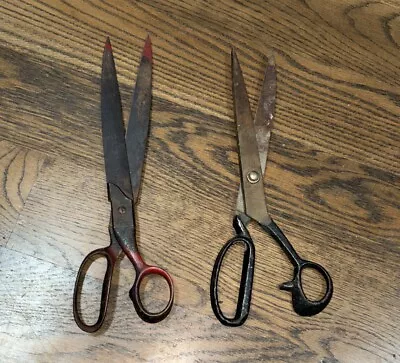 Vintage CLAUSS Scissors USA Preowned Plus Unbranded Scissors Lot Of 2 • $21.85