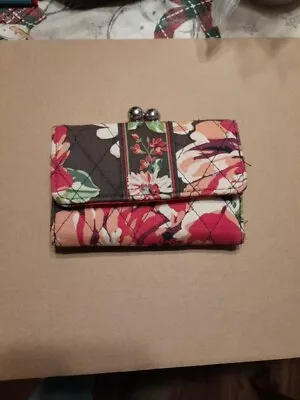 Retired Vera Bradley Wallet  English Rose  Pattern Excellent Condition • $20