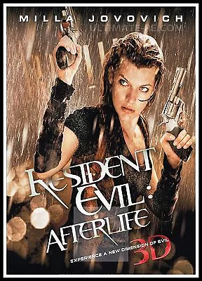 Resident Evil Afterlife Movie Poster A1 A2 A3 • £26.99