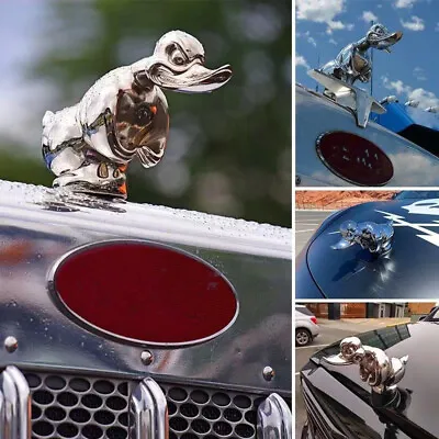 Angry Duck Hood Ornament For Car Motorcycle Decor Best Exquisite Convoy Gift • £8.89