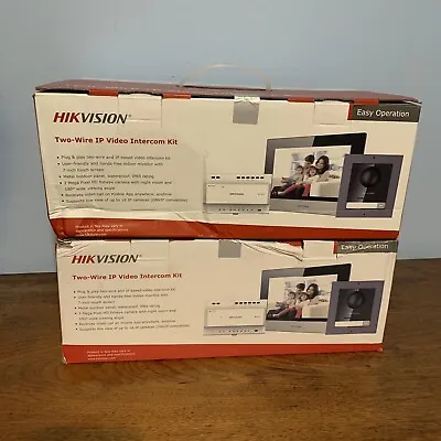 Hikvision DS-KIS702-P B Two Wire Kit Video Intercom 2 MP Video Door Station NEW! • $800