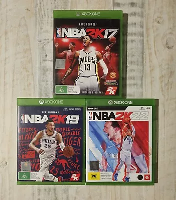 NBA 2k17 2k19 2k22 Xbox One Bundle • $39