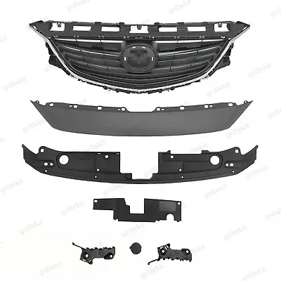 7PC For Mazda6 2014-2017 Front Radiator Cover Grille Bumper Retainer Bracket Kit • $94.94