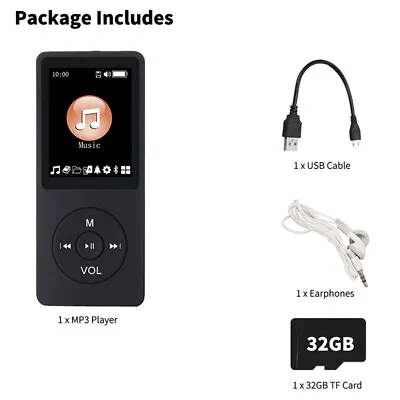 Bluetooth MP3 Player MP4 Media FM Radio Recorder HIFI Sport Music Speakers Gift • $19.59