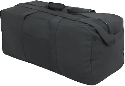 Jumbo Assault Cargo Bag Deluxe X-Large Carry Military Canvas Duffle With Strap • $59.99