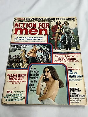 Vintage Action For Men  Magazine November 1973 • $9.99