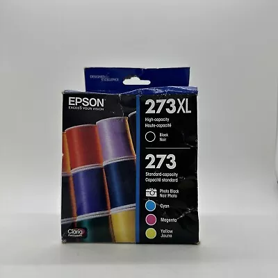 Epson 273XL Black & 273 Yellow Magenta Cyan Photo Black Exp. 01/2025 • $38.99